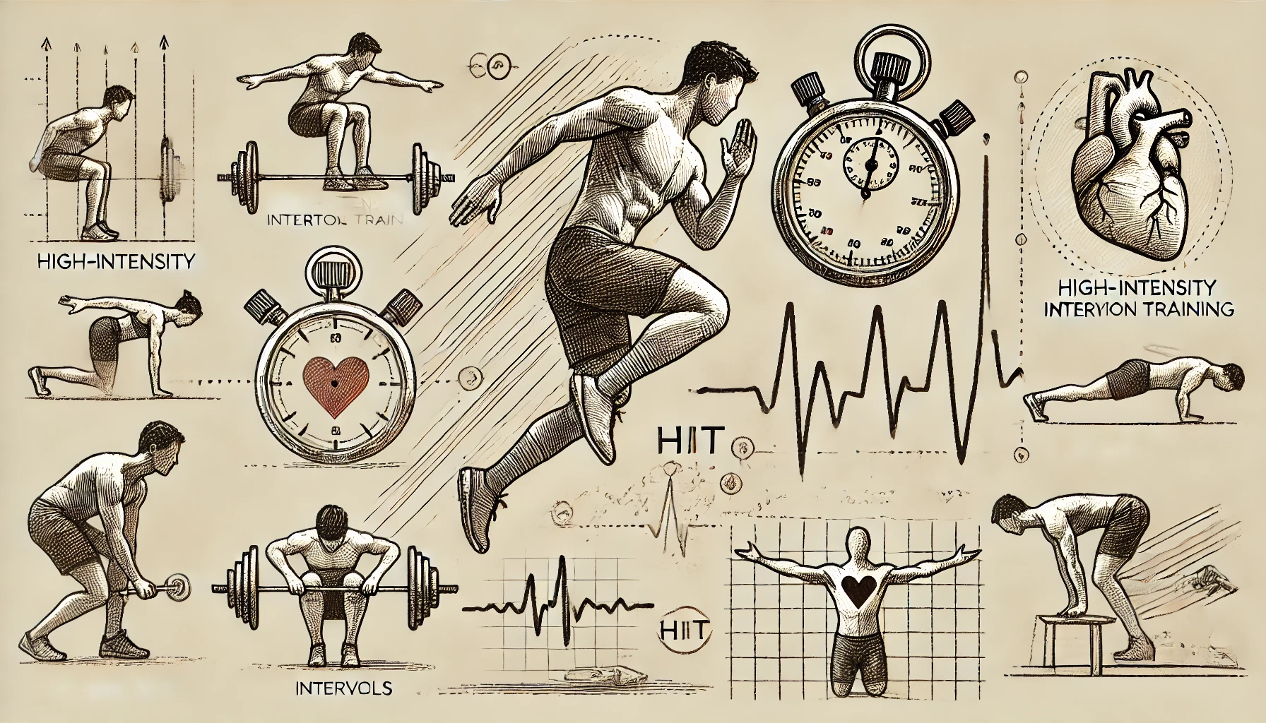 Kombination von Kraft und Cardio